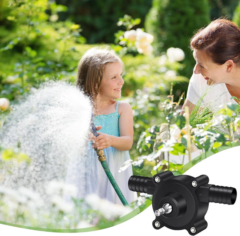 Amiarc Drill Pump for Water, Fluid Transfer Pump, Electric Drill Powered Water Pump Water Transfer Pump Portable Small Water Pump to Remove Water, Oil, Fluid Diesel, Kerosene - Image 3